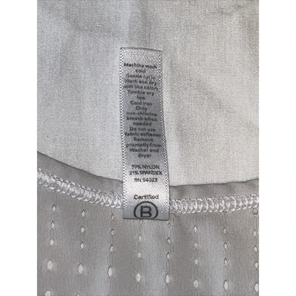 Athleta tank women's size small gray racer back - Picture 11 of 15